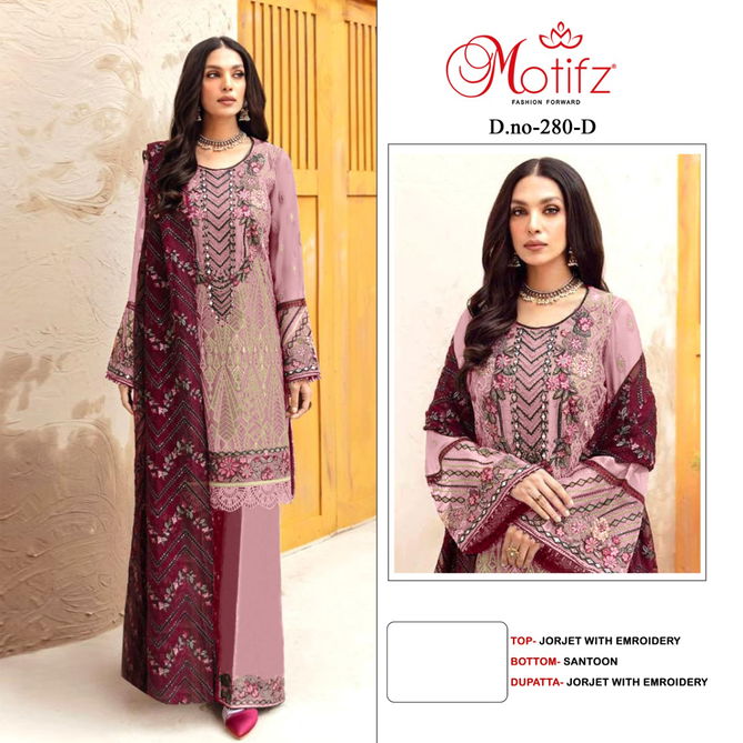 Motifz 280 ABCD Heavy Designer Festive Wear Wholesale Pakistani Salwar Suits 